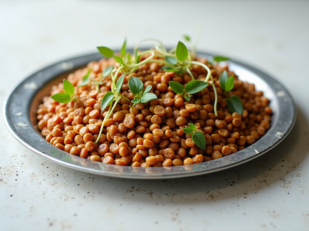 sprouted lentils